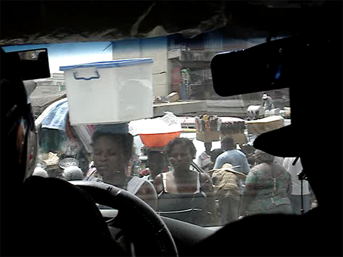 Bus travelling - Accra, Ghana