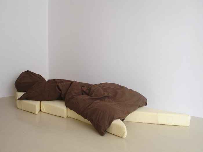 installé pour la nuit
